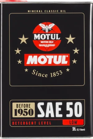 Motul Classic SAE 50 Oil - 2L Limited Edition