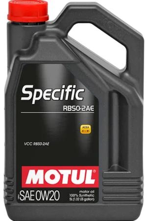 Motul 5L OEM Synthetic Engine Oil ACEA A1/B1 Specific RBS0-2AE 0W20 Limited Time