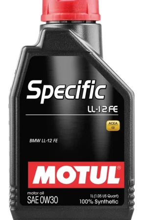 Special Discount Motul 1L 100% Synthetic High Performance Engine Oil ACEA C2 BMW LL-12 FE+ 0W30